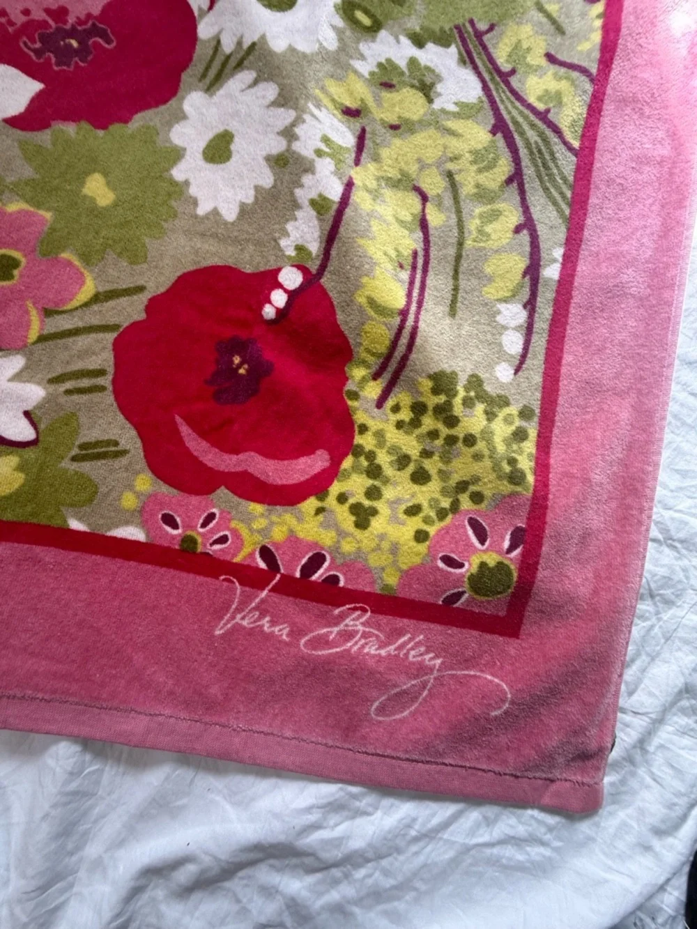 NWT Vera Bradley Make Me Blush Beach Towel Retired Pattern LAST ONE!
